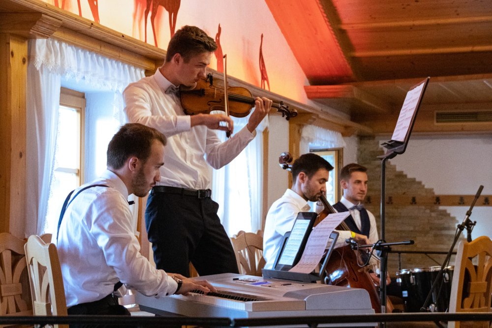 Das St.-Matthias-Quartett: (v.l.n.r.:) Philo Clemens, Tobias Sauerwald, Tobias Biernat, Jo Imping
