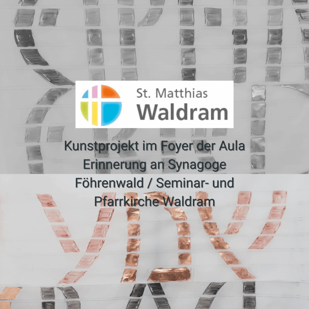 Kunstprojekt im Foyer der Aula